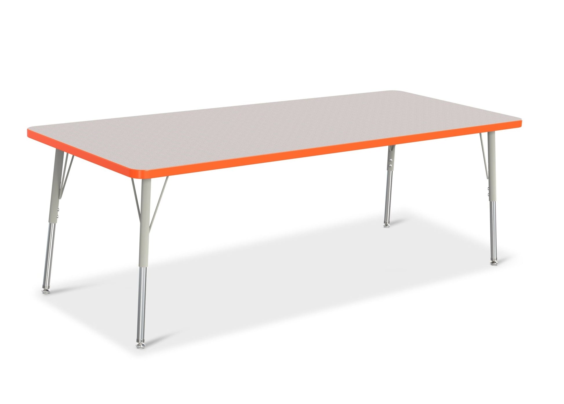 Jonti-Craft Rectangle Activity Table with Heavy Duty Laminate Top (30" x 72") Height Adjustable Legs - 4th Grade to Adult - SchoolOutlet