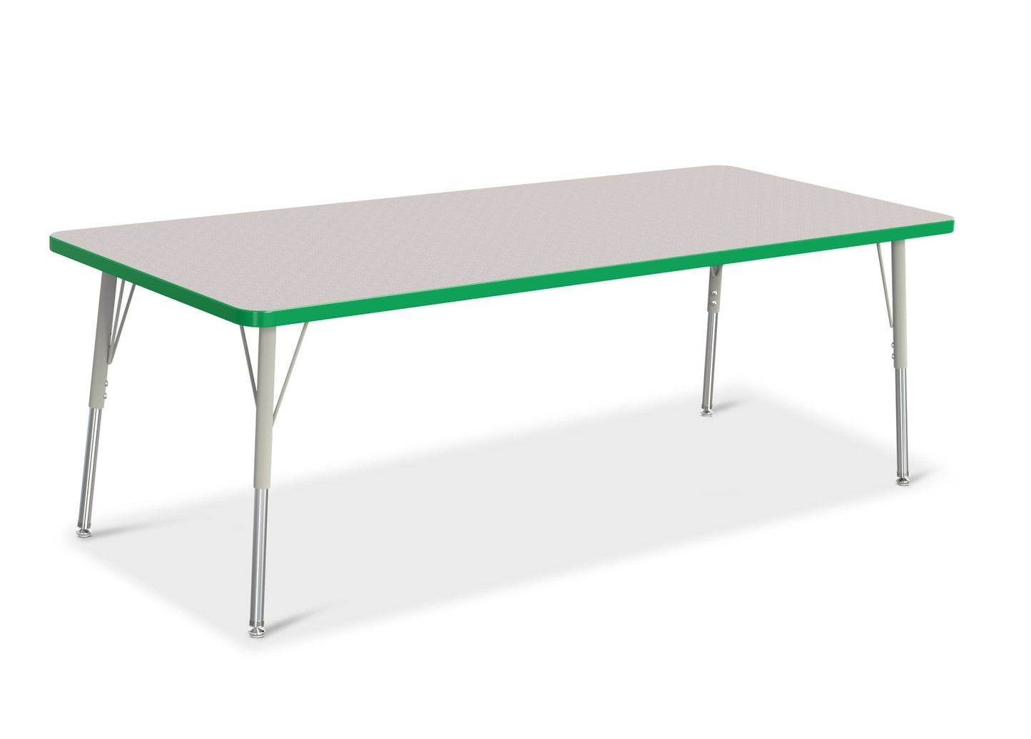Jonti-Craft Rectangle Activity Table with Heavy Duty Laminate Top (30" x 72") Height Adjustable Legs - 4th Grade to Adult - SchoolOutlet