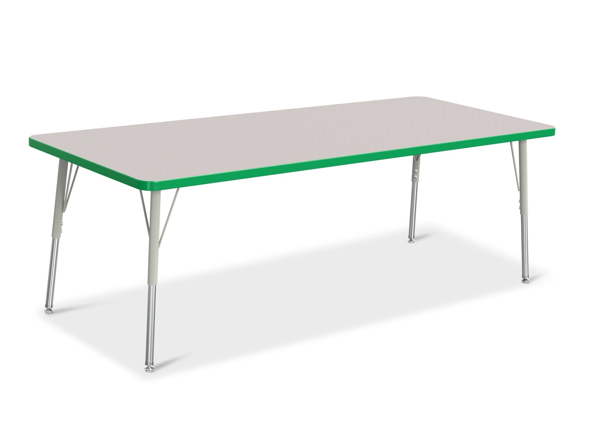 Jonti-Craft Rectangle Activity Table with Heavy Duty Laminate Top (30" x 72") Height Adjustable Legs - 4th Grade to Adult - SchoolOutlet