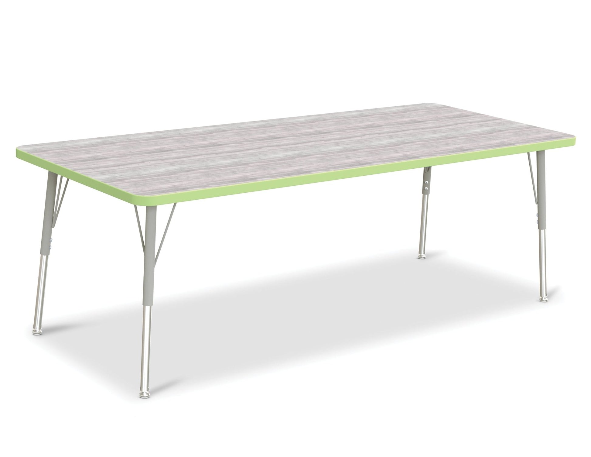 Jonti-Craft Rectangle Activity Table with Heavy Duty Laminate Top (30" x 72") Height Adjustable Legs - 4th Grade to Adult - SchoolOutlet