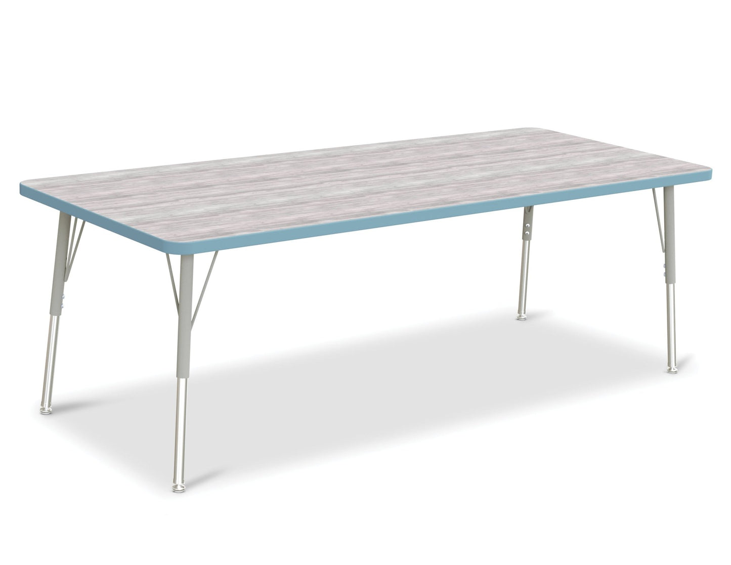 Jonti-Craft Rectangle Activity Table with Heavy Duty Laminate Top (30" x 72") Height Adjustable Legs - 4th Grade to Adult - SchoolOutlet