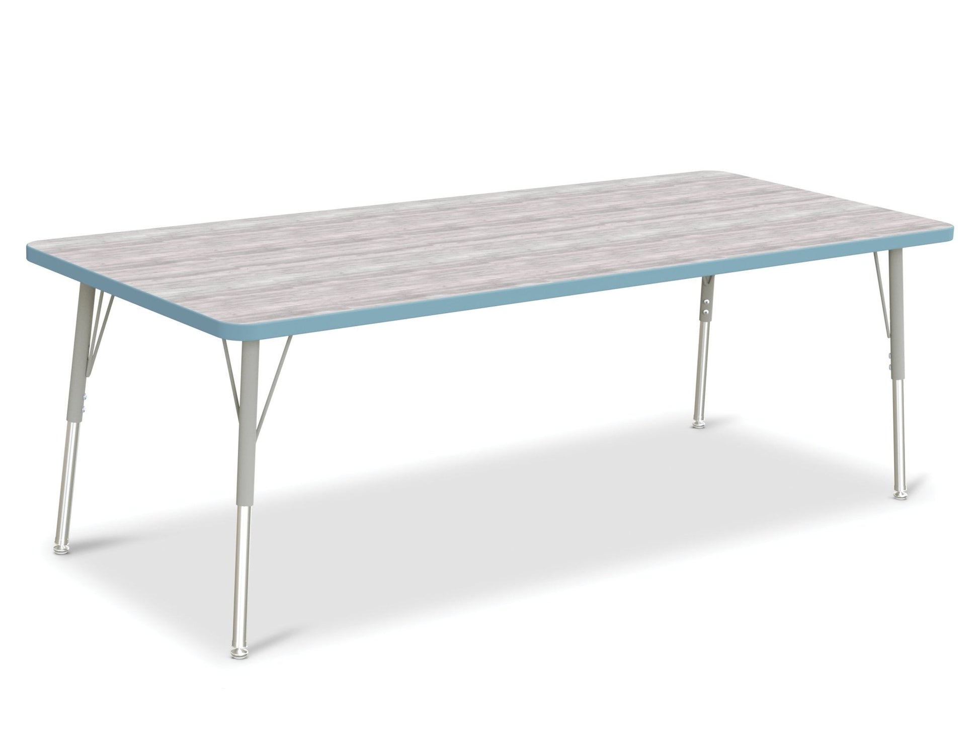 Jonti-Craft Rectangle Activity Table with Heavy Duty Laminate Top (30" x 72") Height Adjustable Legs - 4th Grade to Adult - SchoolOutlet