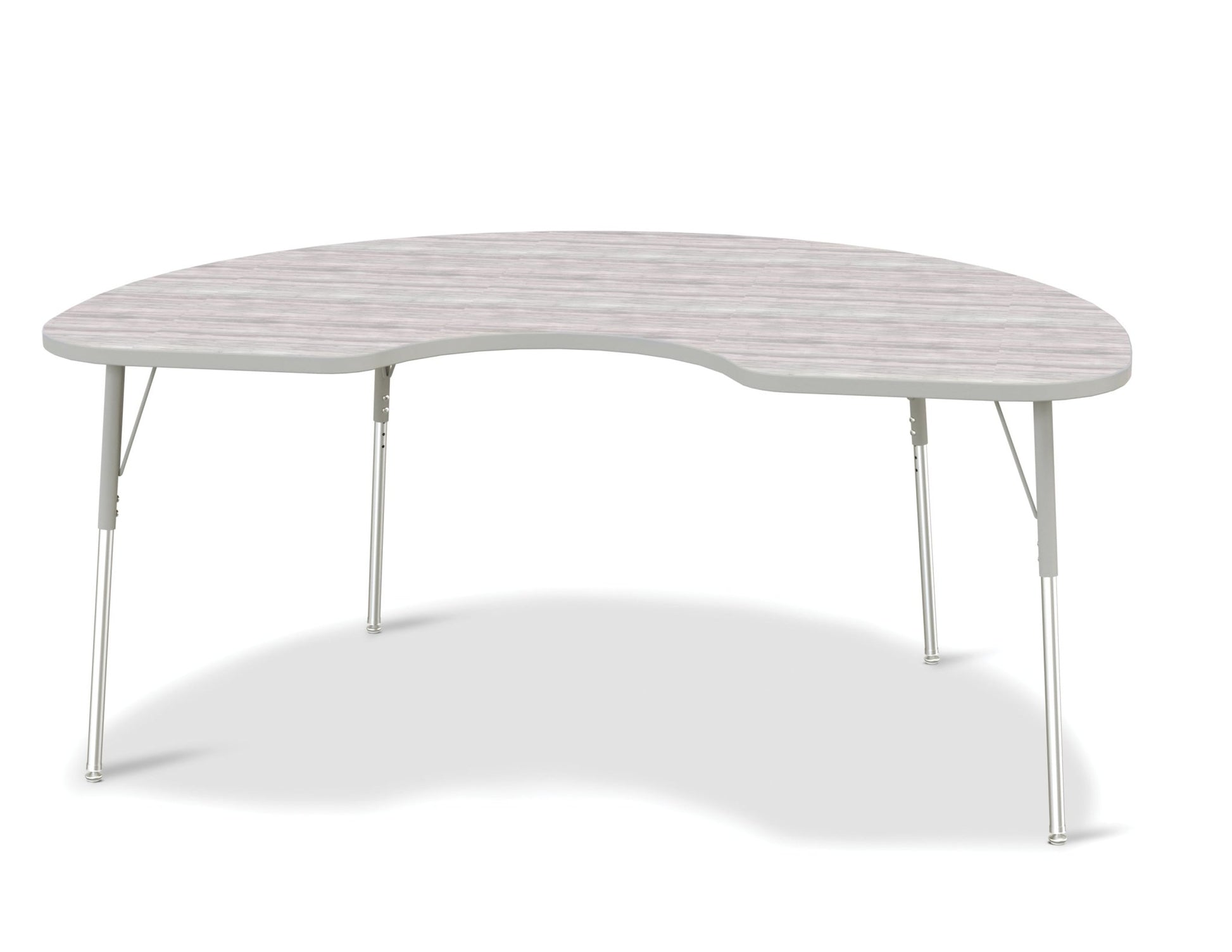 Jonti-Craft Kidney Activity Table with Heavy Duty Laminate Top and Height Adjustable Legs - 4th Grade to Adult - SchoolOutlet