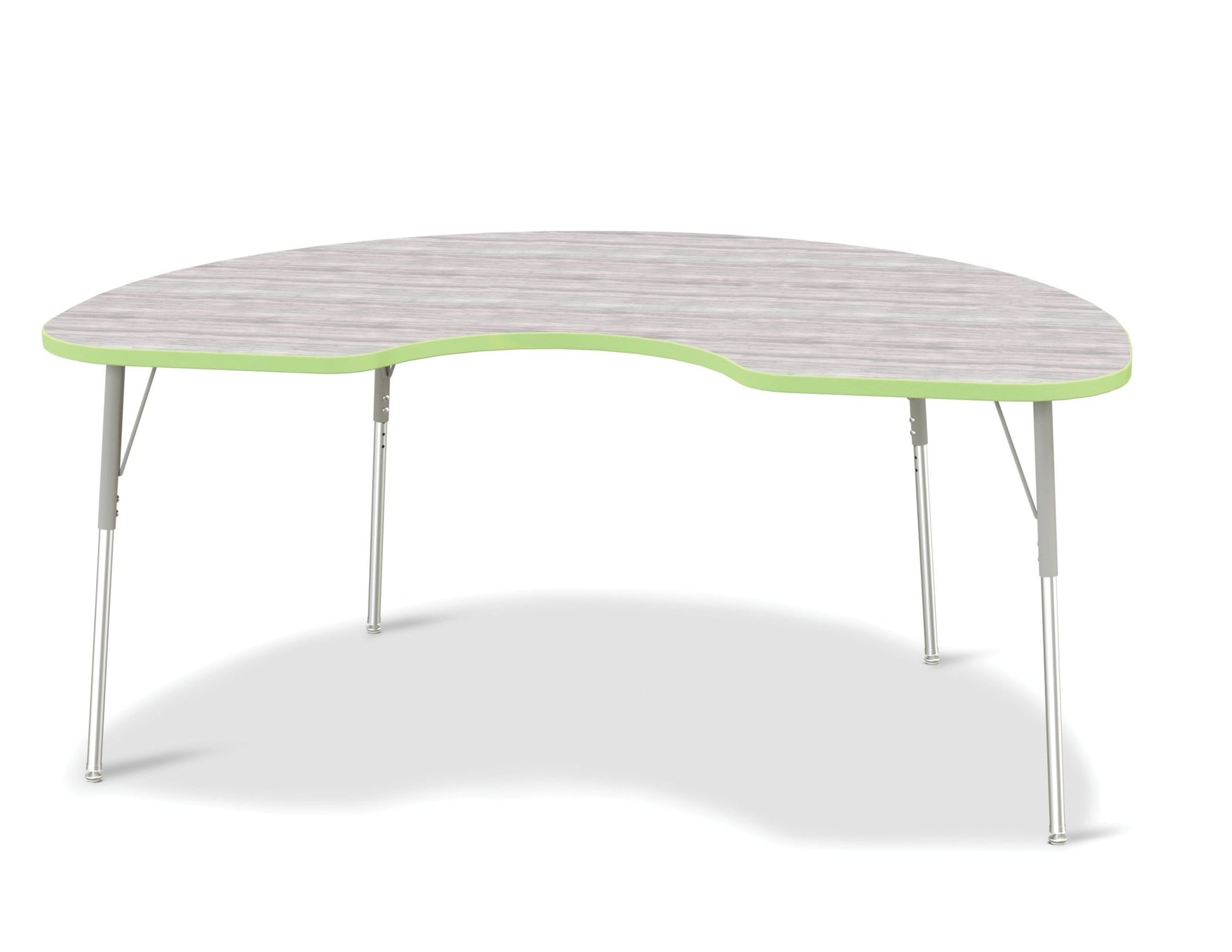 Jonti-Craft Kidney Activity Table with Heavy Duty Laminate Top and Height Adjustable Legs - 4th Grade to Adult - SchoolOutlet