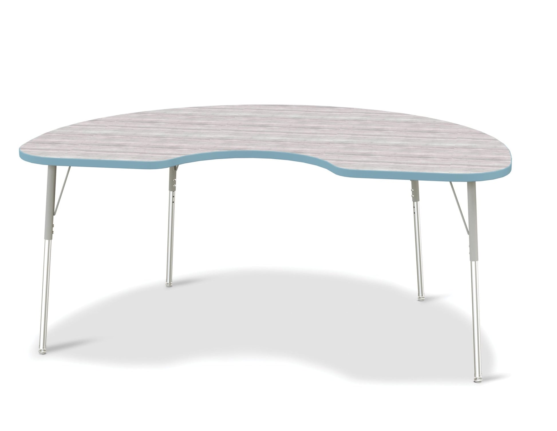 Jonti-Craft Kidney Activity Table with Heavy Duty Laminate Top and Height Adjustable Legs - 4th Grade to Adult - SchoolOutlet