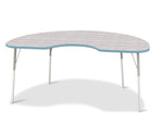 Jonti-Craft Kidney Activity Table with Heavy Duty Laminate Top and Height Adjustable Legs - 4th Grade to Adult - SchoolOutlet