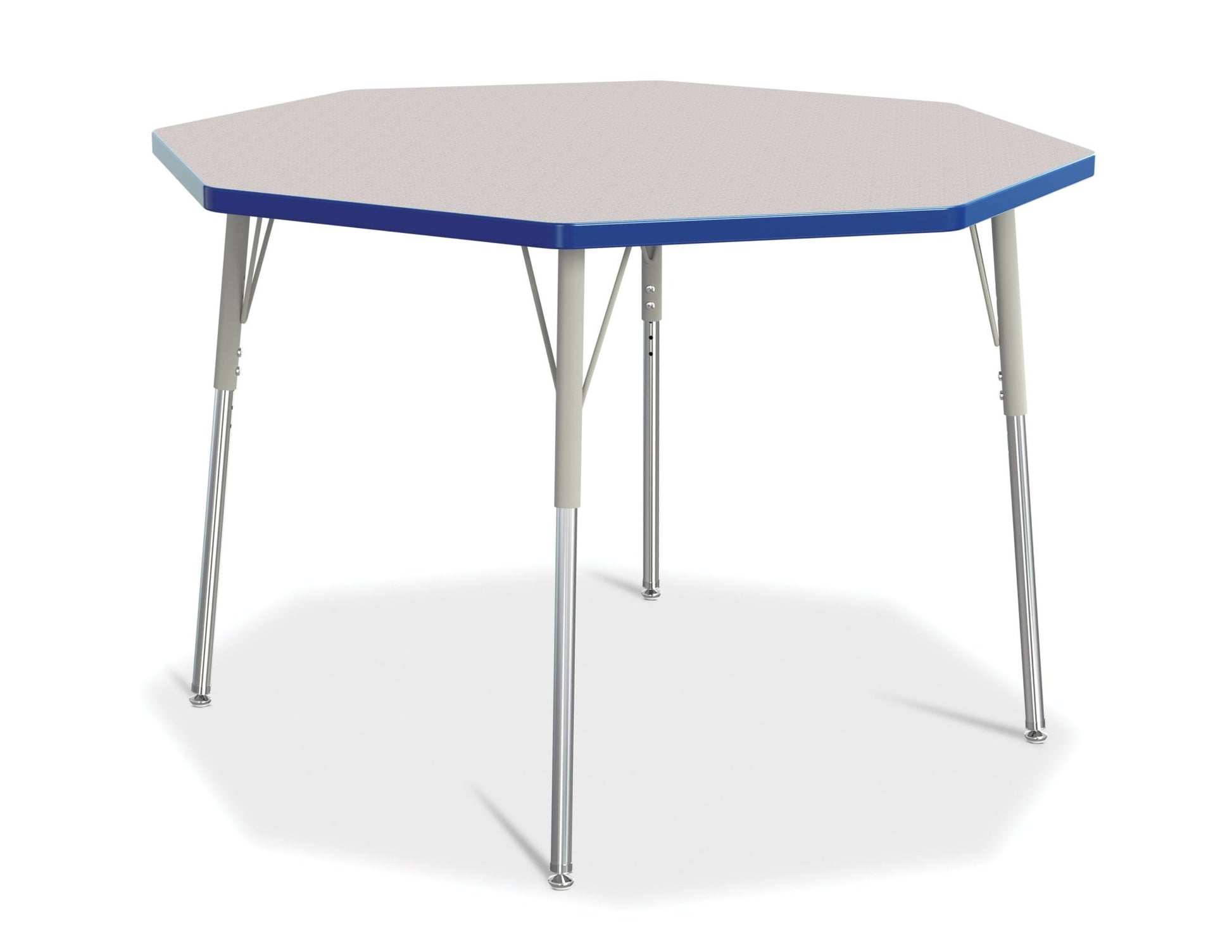 Jonti-Craft Octagon Activity Table with Heavy Duty Laminate Top and Height Adjustable Legs - 4th Grade to Adult - SchoolOutlet