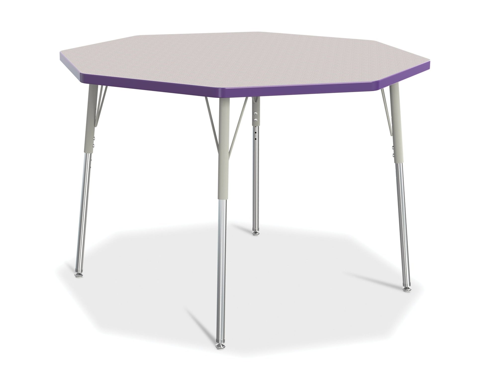 Jonti-Craft Octagon Activity Table with Heavy Duty Laminate Top and Height Adjustable Legs - 4th Grade to Adult - SchoolOutlet