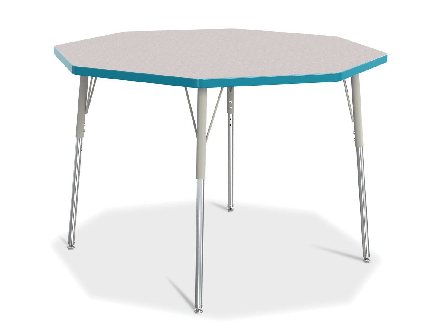 Jonti-Craft Octagon Activity Table with Heavy Duty Laminate Top and Height Adjustable Legs - 4th Grade to Adult - SchoolOutlet