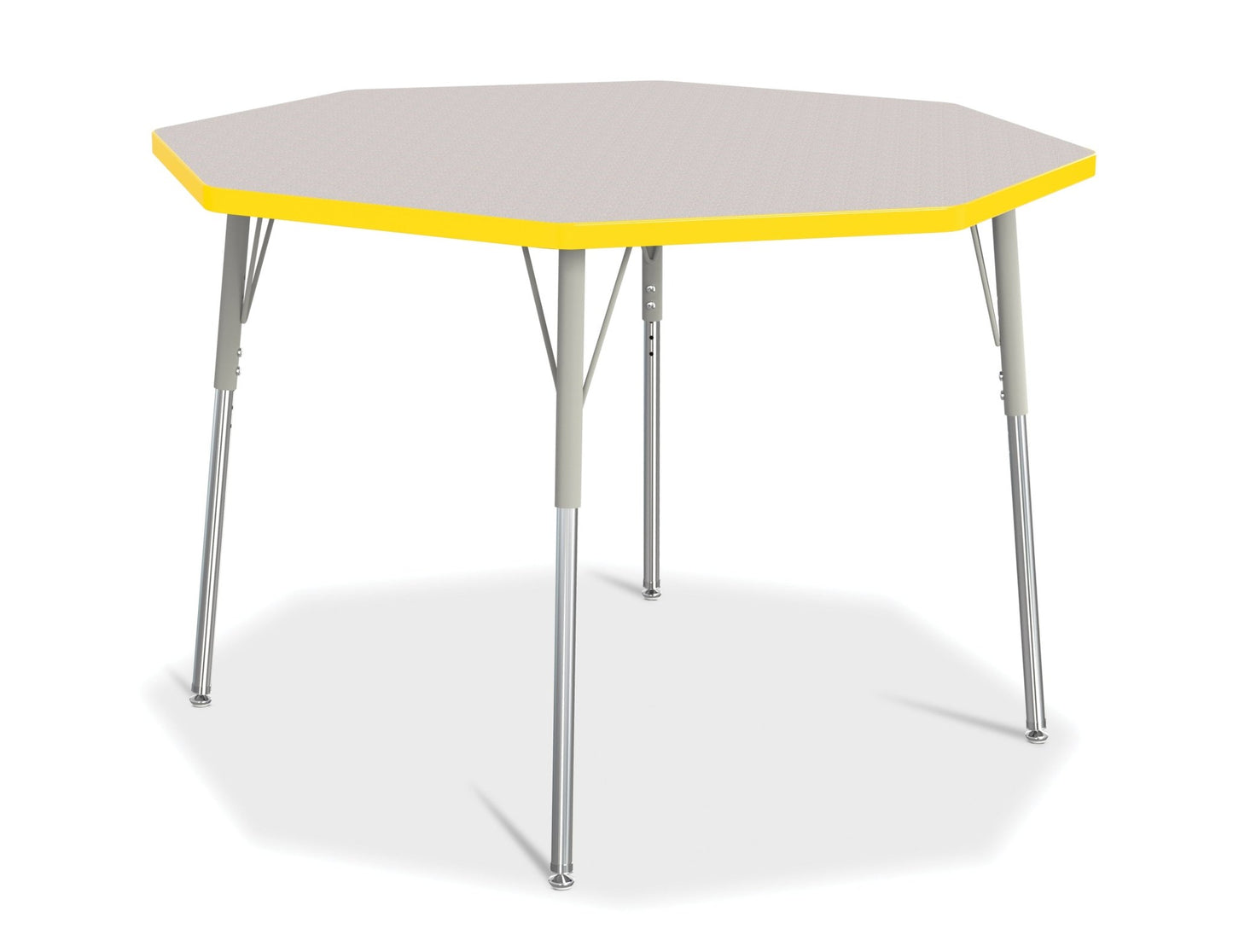 Jonti-Craft Octagon Activity Table with Heavy Duty Laminate Top and Height Adjustable Legs - 4th Grade to Adult - SchoolOutlet