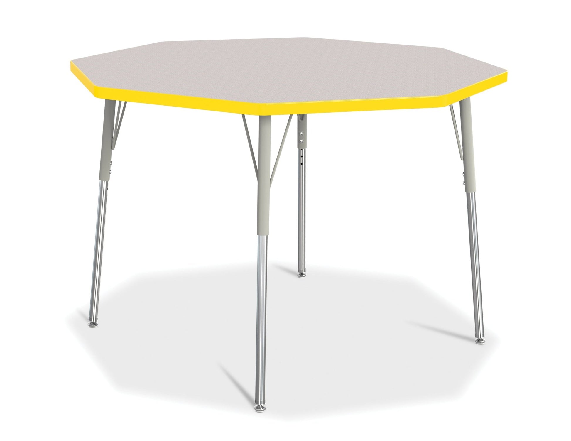 Jonti-Craft Octagon Activity Table with Heavy Duty Laminate Top and Height Adjustable Legs - 4th Grade to Adult - SchoolOutlet