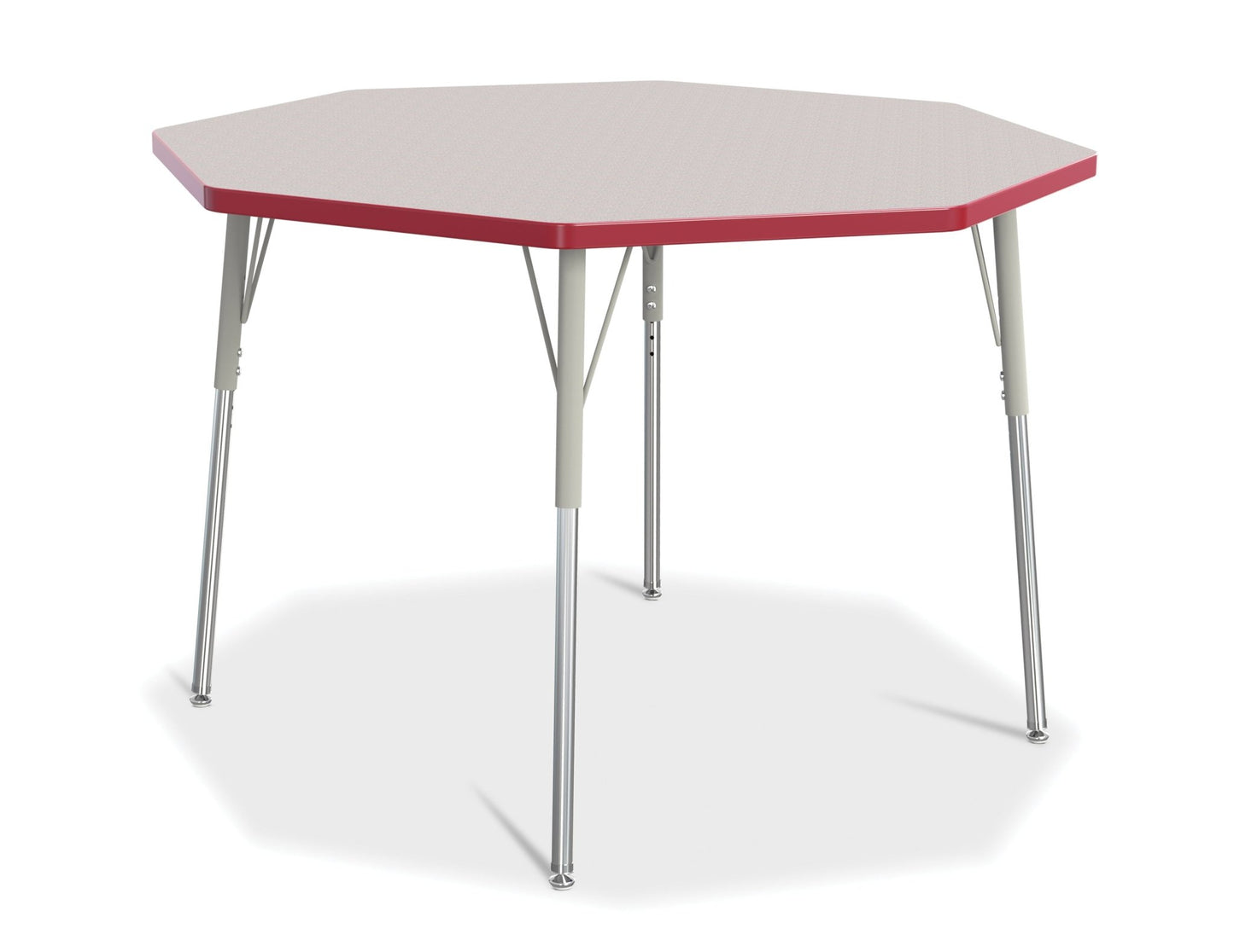 Jonti-Craft Octagon Activity Table with Heavy Duty Laminate Top and Height Adjustable Legs - 4th Grade to Adult - SchoolOutlet