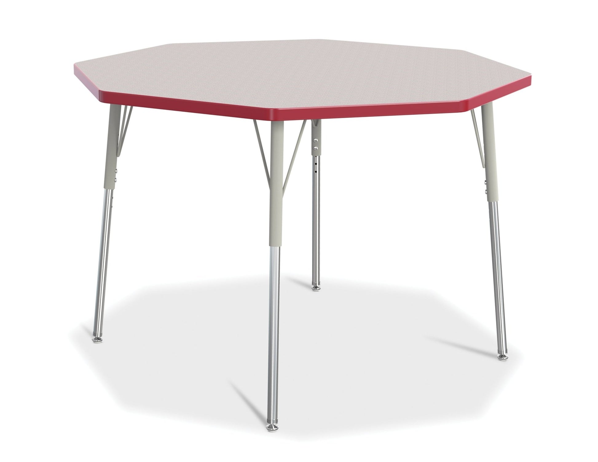 Jonti-Craft Octagon Activity Table with Heavy Duty Laminate Top and Height Adjustable Legs - 4th Grade to Adult - SchoolOutlet