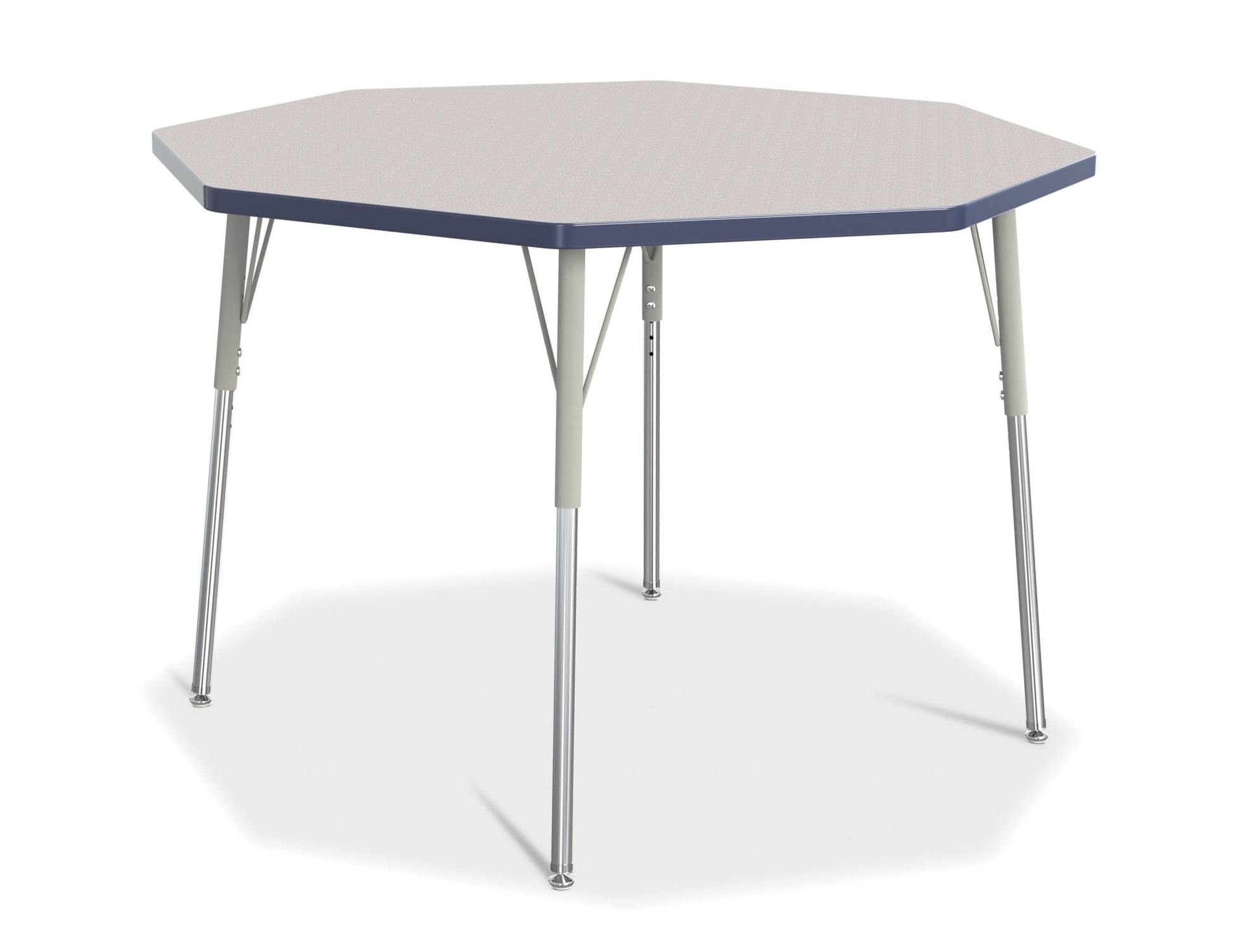 Jonti-Craft Octagon Activity Table with Heavy Duty Laminate Top and Height Adjustable Legs - 4th Grade to Adult - SchoolOutlet