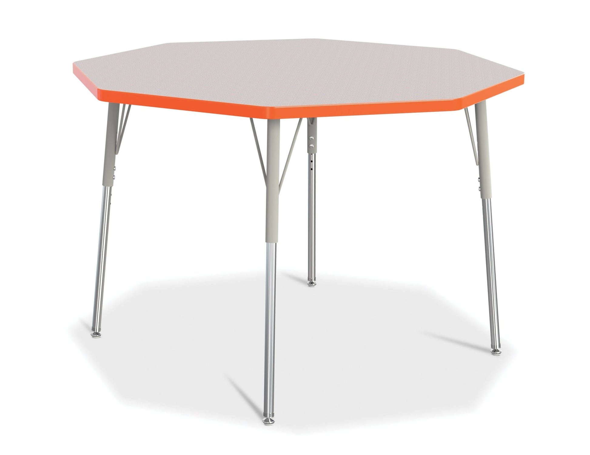 Jonti-Craft Octagon Activity Table with Heavy Duty Laminate Top and Height Adjustable Legs - 4th Grade to Adult - SchoolOutlet