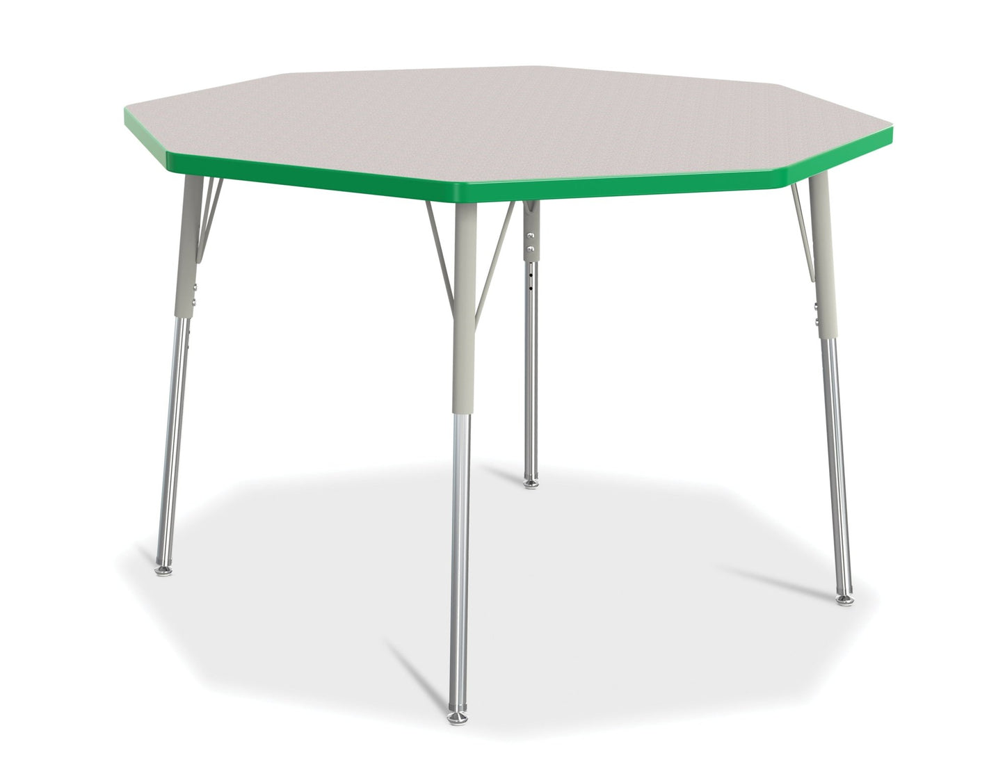 Jonti-Craft Octagon Activity Table with Heavy Duty Laminate Top and Height Adjustable Legs - 4th Grade to Adult - SchoolOutlet