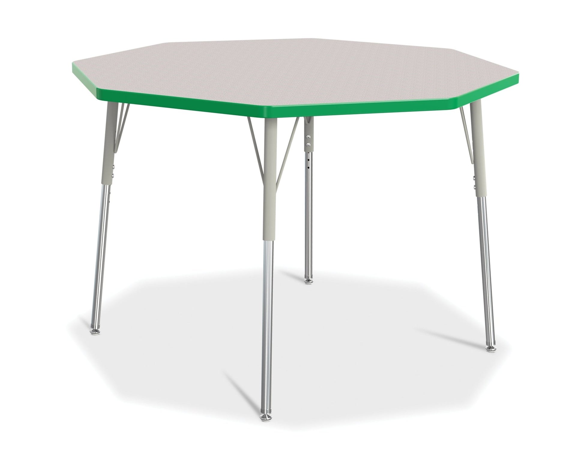 Jonti-Craft Octagon Activity Table with Heavy Duty Laminate Top and Height Adjustable Legs - 4th Grade to Adult - SchoolOutlet