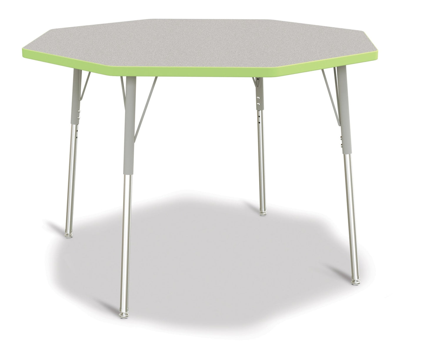 Jonti-Craft Octagon Activity Table with Heavy Duty Laminate Top and Height Adjustable Legs - 4th Grade to Adult - SchoolOutlet