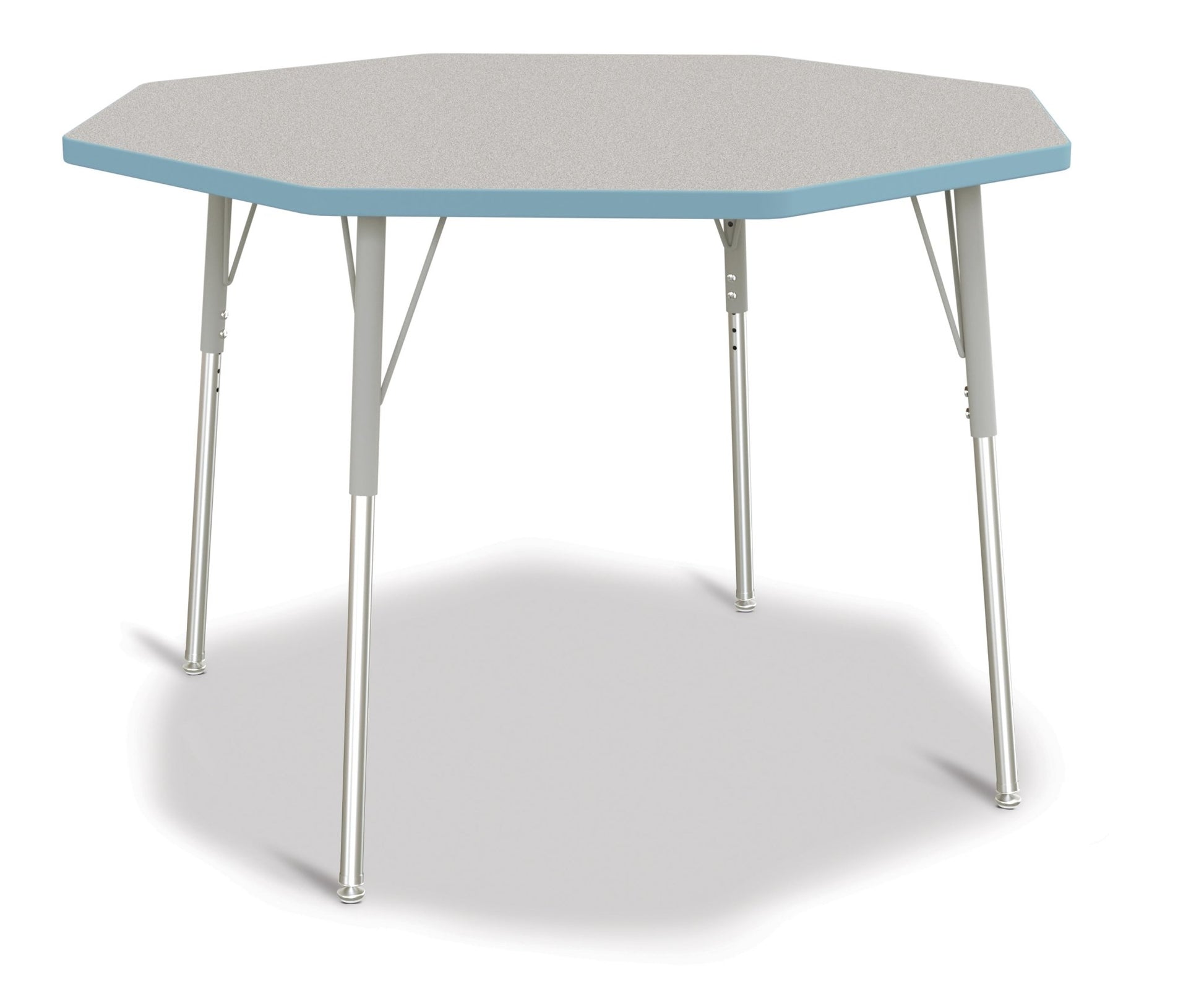 Jonti-Craft Octagon Activity Table with Heavy Duty Laminate Top and Height Adjustable Legs - 4th Grade to Adult - SchoolOutlet