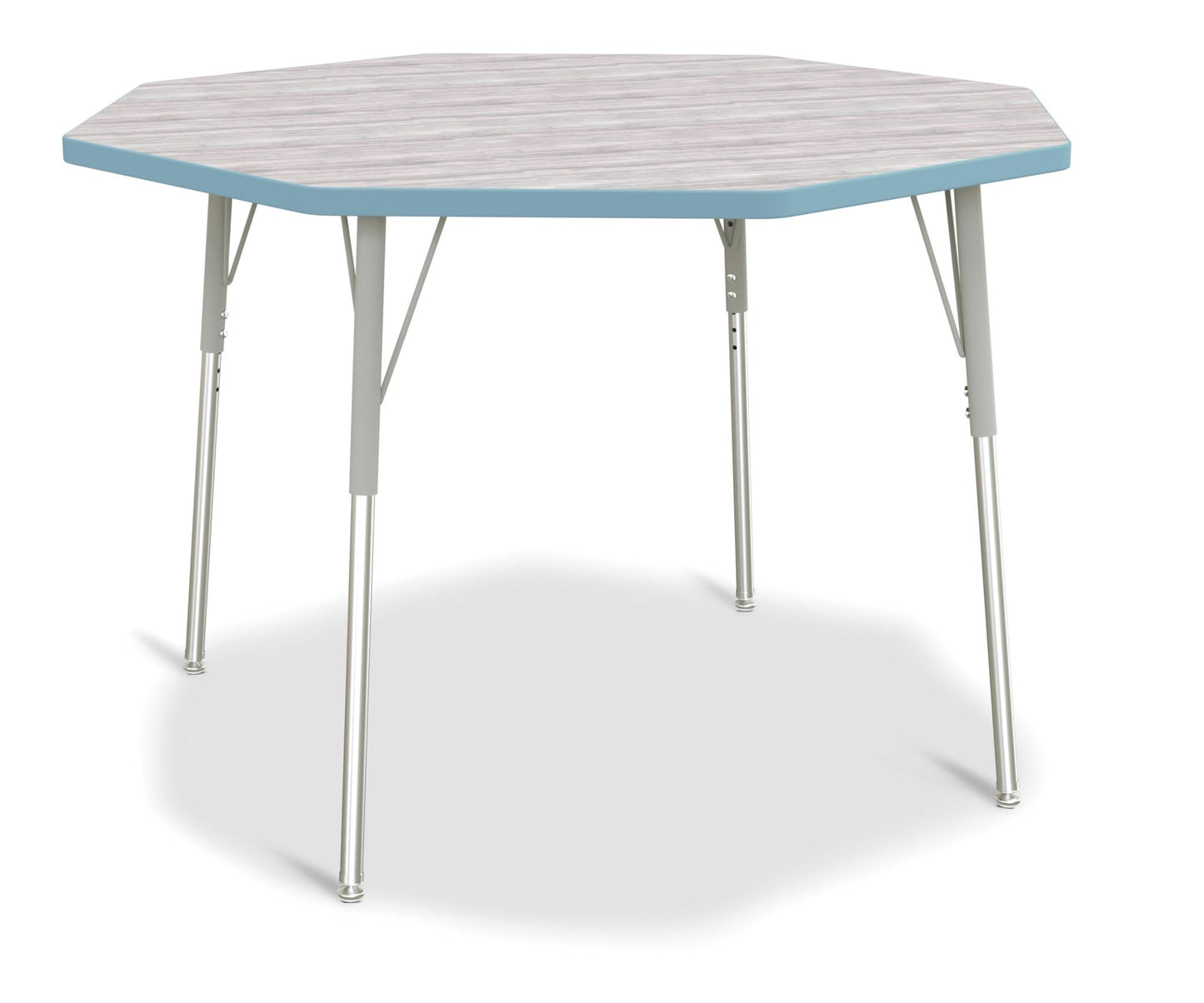 Jonti-Craft Octagon Activity Table with Heavy Duty Laminate Top and Height Adjustable Legs - 4th Grade to Adult - SchoolOutlet