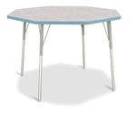 Jonti-Craft Octagon Activity Table with Heavy Duty Laminate Top and Height Adjustable Legs - 4th Grade to Adult - SchoolOutlet