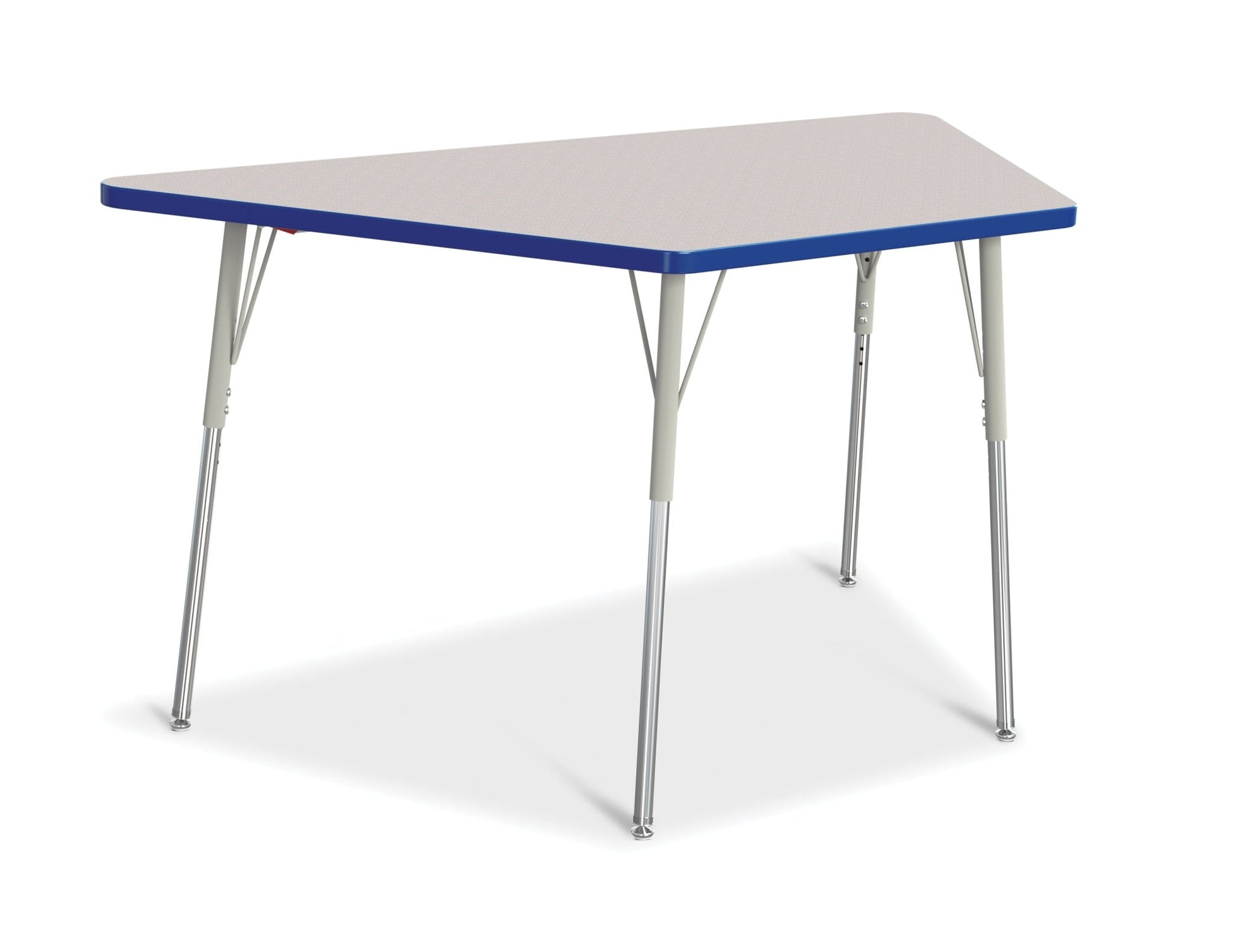 Jonti-Craft Trapezoid Activity Table with Heavy Duty Laminate Top (30" x 60") Height Adjustable Legs - 4th Grade to Adult - SchoolOutlet