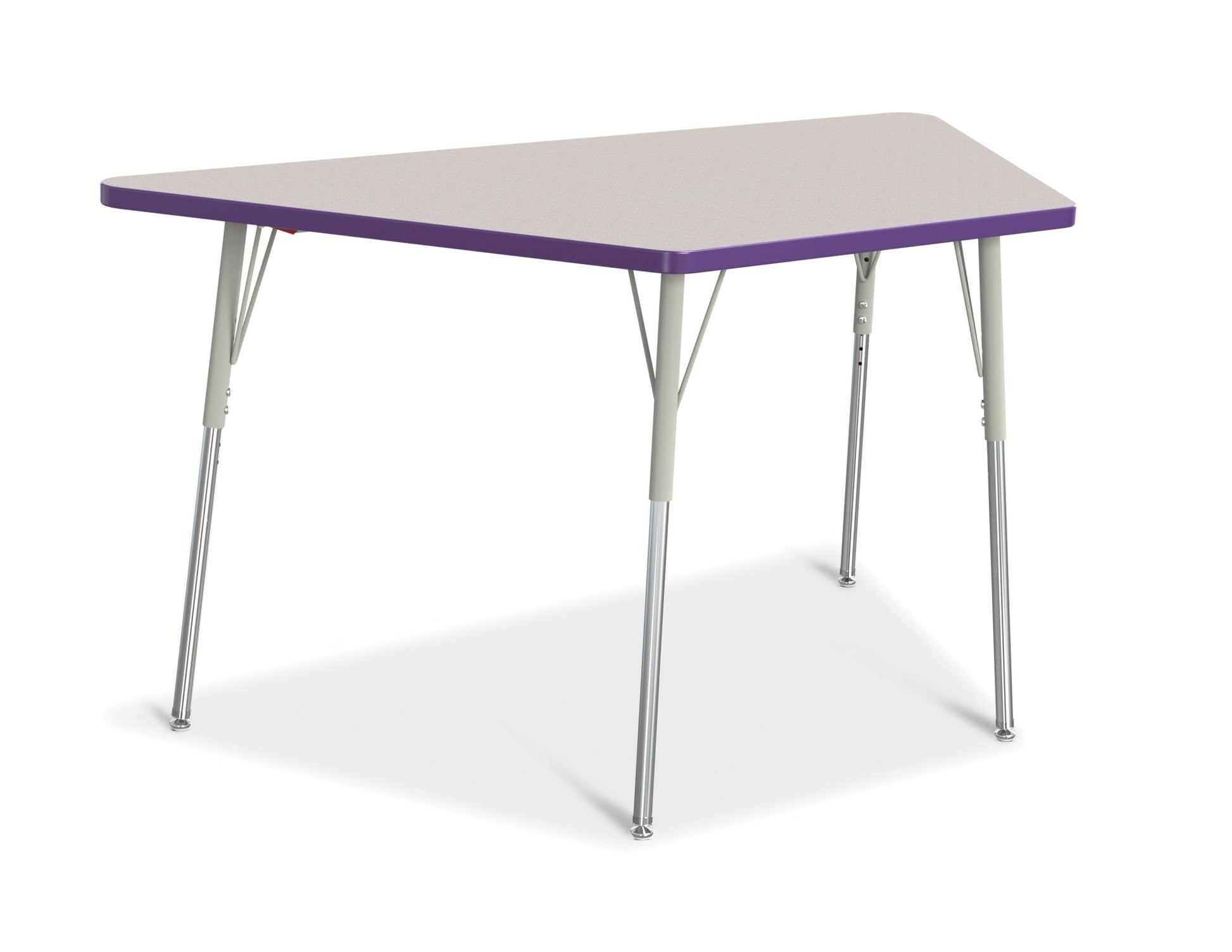 Jonti-Craft Trapezoid Activity Table with Heavy Duty Laminate Top (30" x 60") Height Adjustable Legs - 4th Grade to Adult - SchoolOutlet