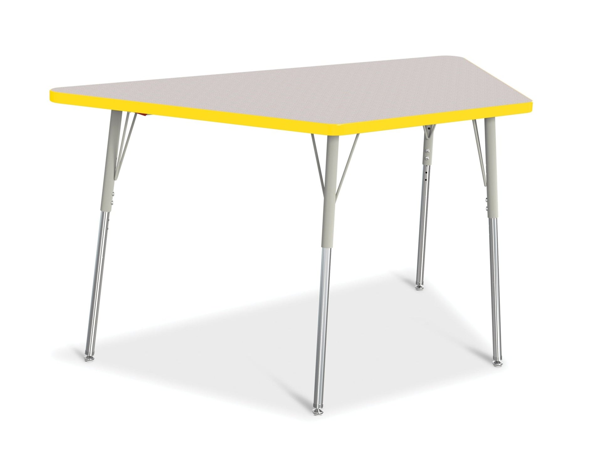 Jonti-Craft Trapezoid Activity Table with Heavy Duty Laminate Top (30" x 60") Height Adjustable Legs - 4th Grade to Adult - SchoolOutlet