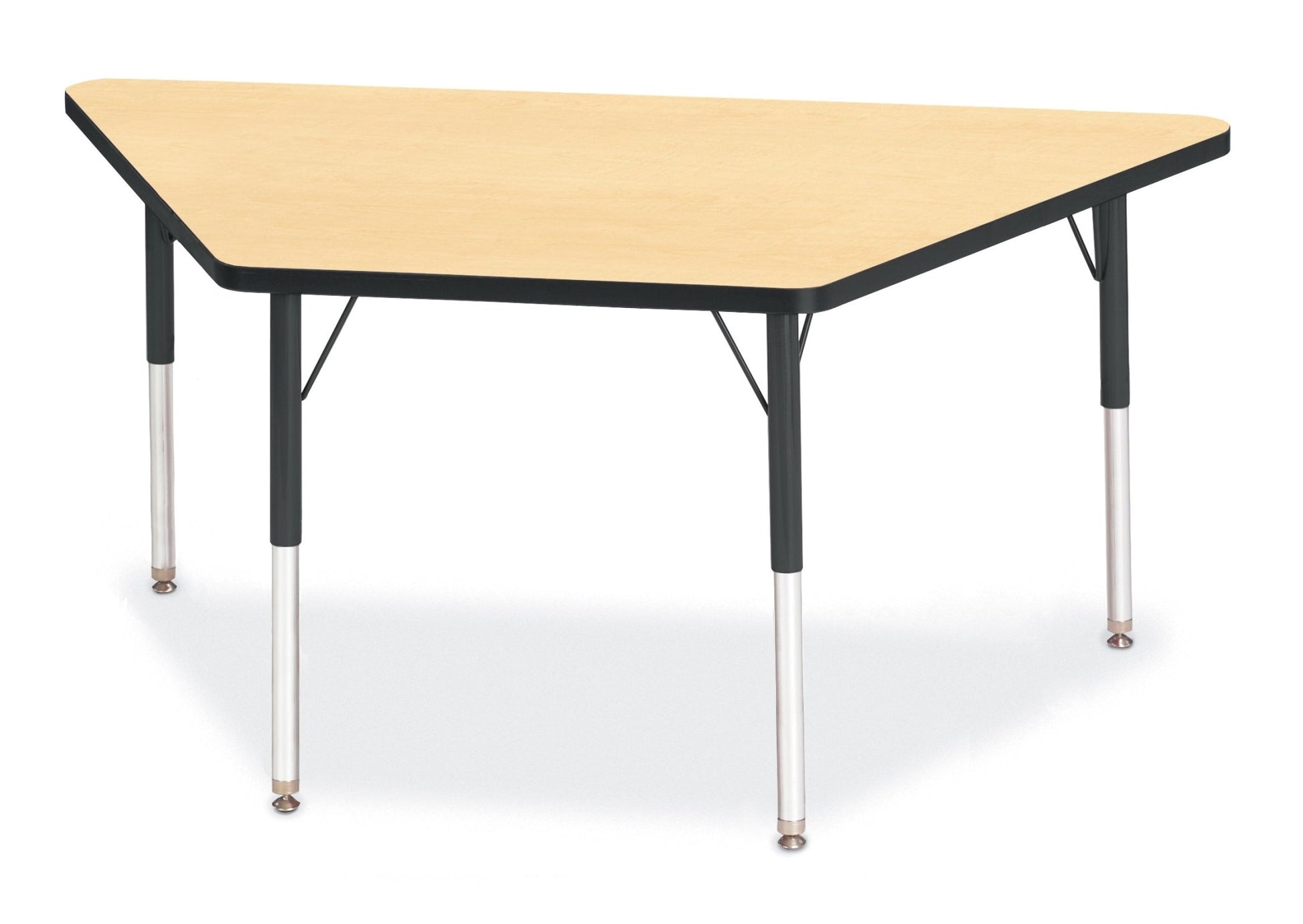 Jonti-Craft Trapezoid Activity Table with Heavy Duty Laminate Top (30" x 60") Height Adjustable Legs - 4th Grade to Adult - SchoolOutlet