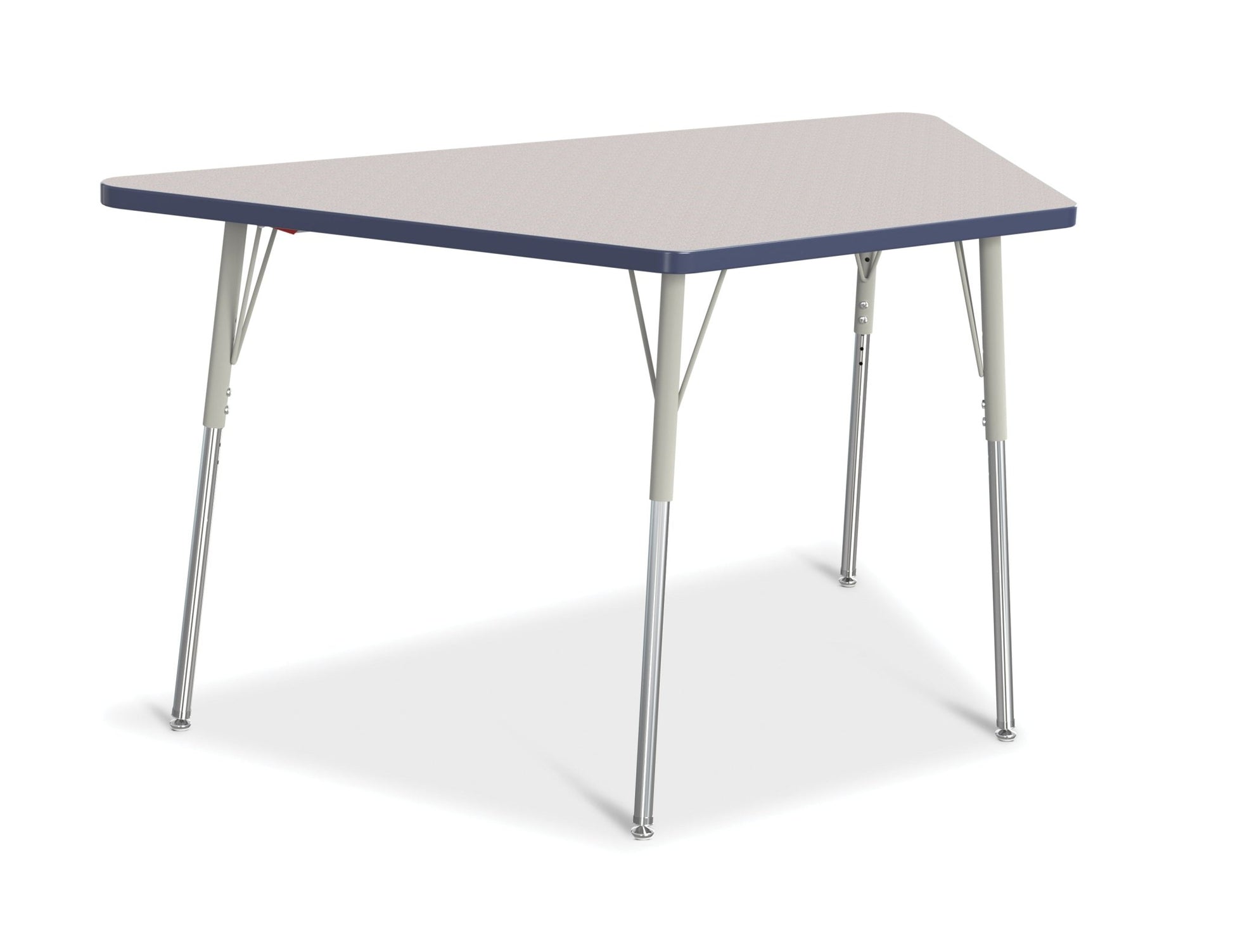 Jonti-Craft Trapezoid Activity Table with Heavy Duty Laminate Top (30" x 60") Height Adjustable Legs - 4th Grade to Adult - SchoolOutlet