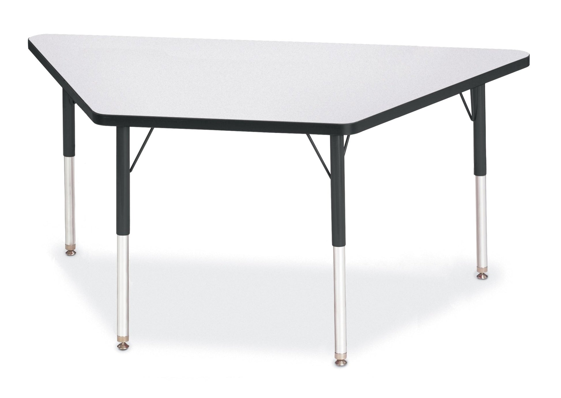 Jonti-Craft Trapezoid Activity Table with Heavy Duty Laminate Top (30" x 60") Height Adjustable Legs - 4th Grade to Adult - SchoolOutlet