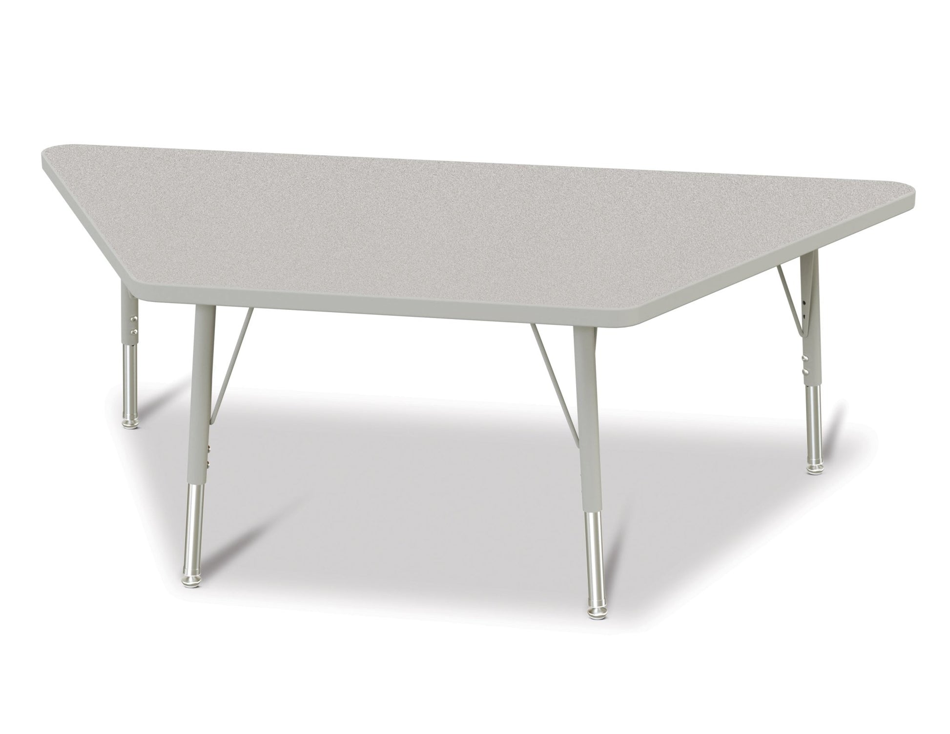 Jonti-Craft Trapezoid Elementary Activity Table with Heavy Duty Laminate Top (30" x 60") Height Adjustable Legs (15" - 24") - SchoolOutlet