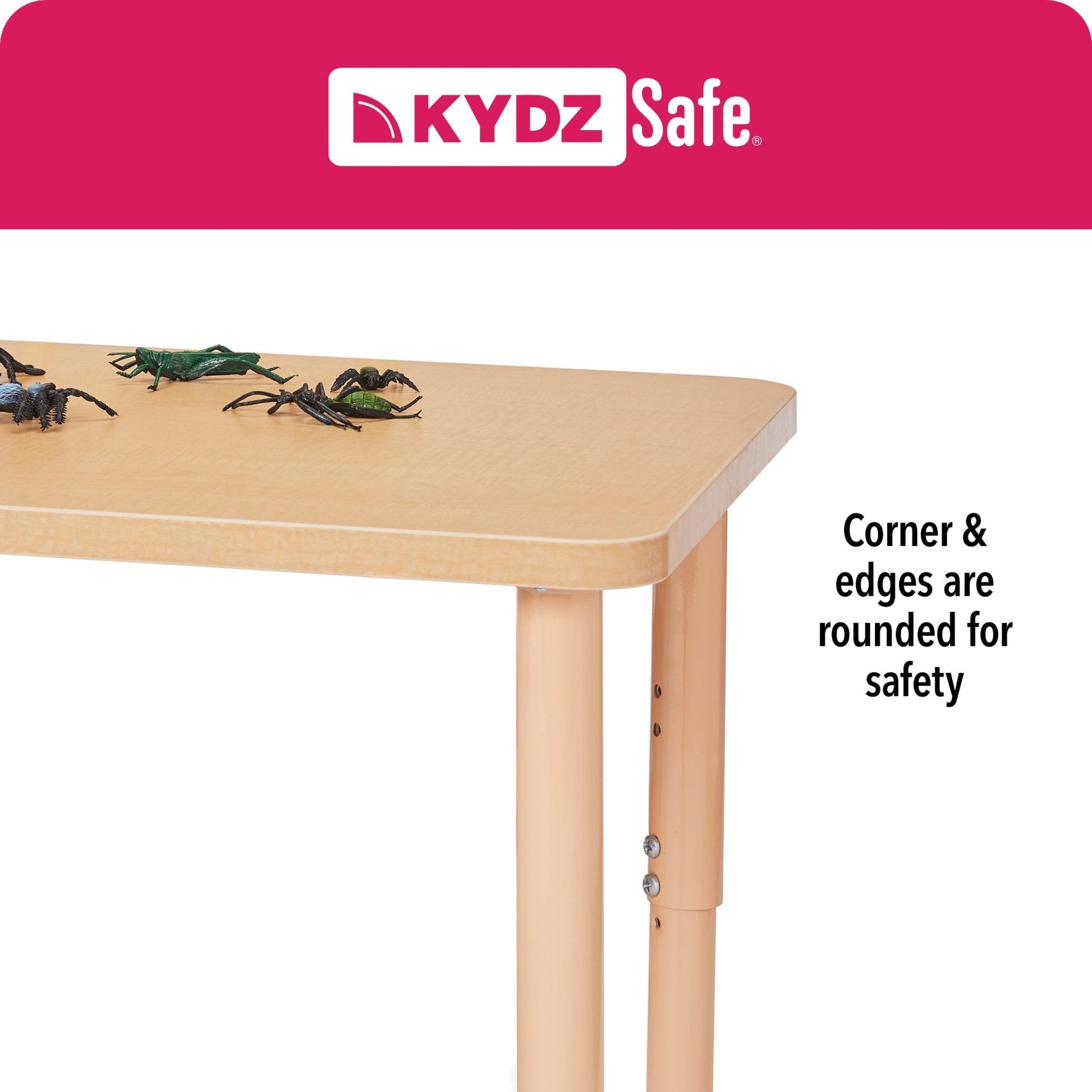 Jonti-Craft Four-Leaf Activity Table with Heavy Duty Laminate Top and Height Adjustable Legs - 4th Grade to Adult - SchoolOutlet