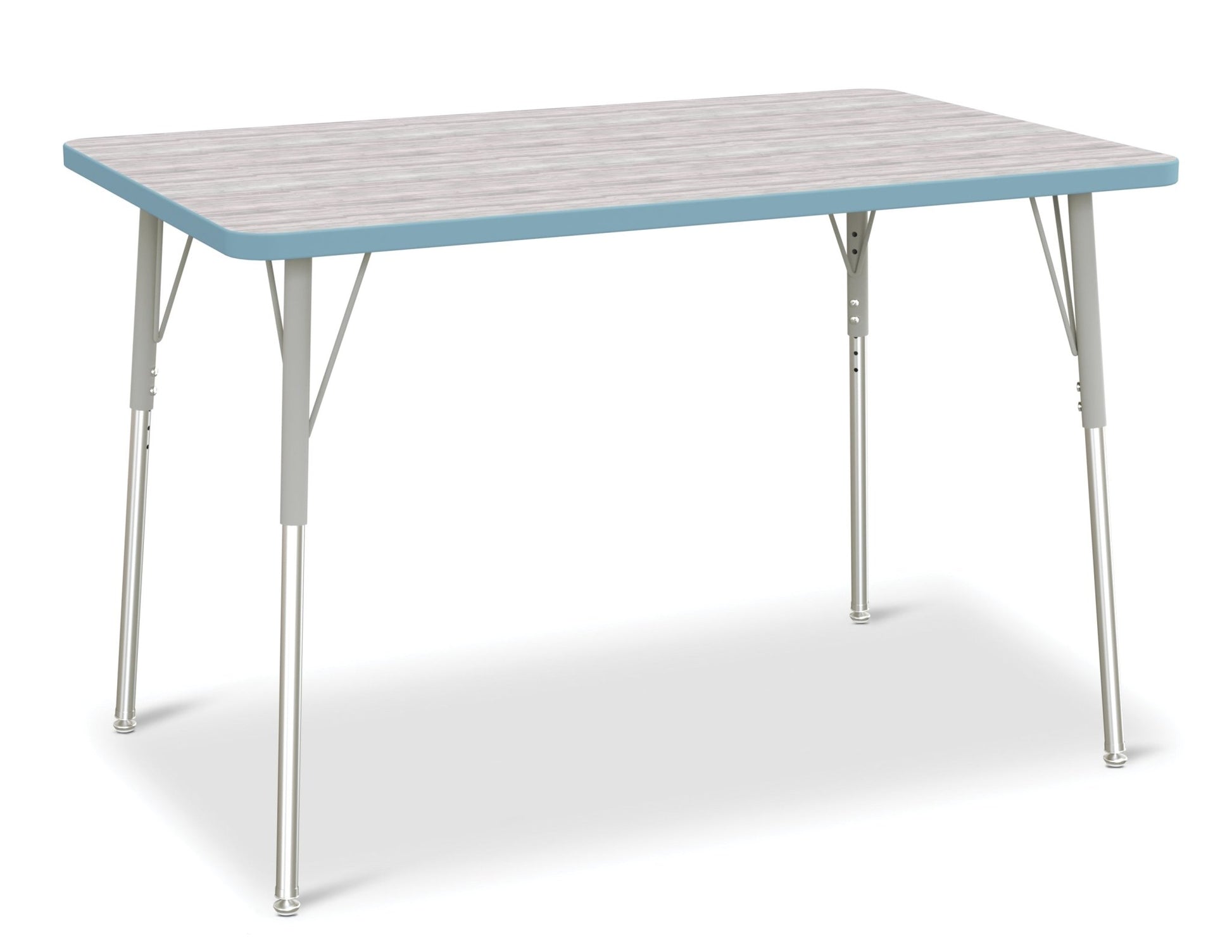 Jonti-Craft Rectangle Activity Table with Heavy Duty Laminate Top (30" x 48") Height Adjustable Legs - 4th Grade to Adult - SchoolOutlet