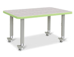 Jonti-Craft Rectangle Activity Table with Heavy Duty Laminate Top (24