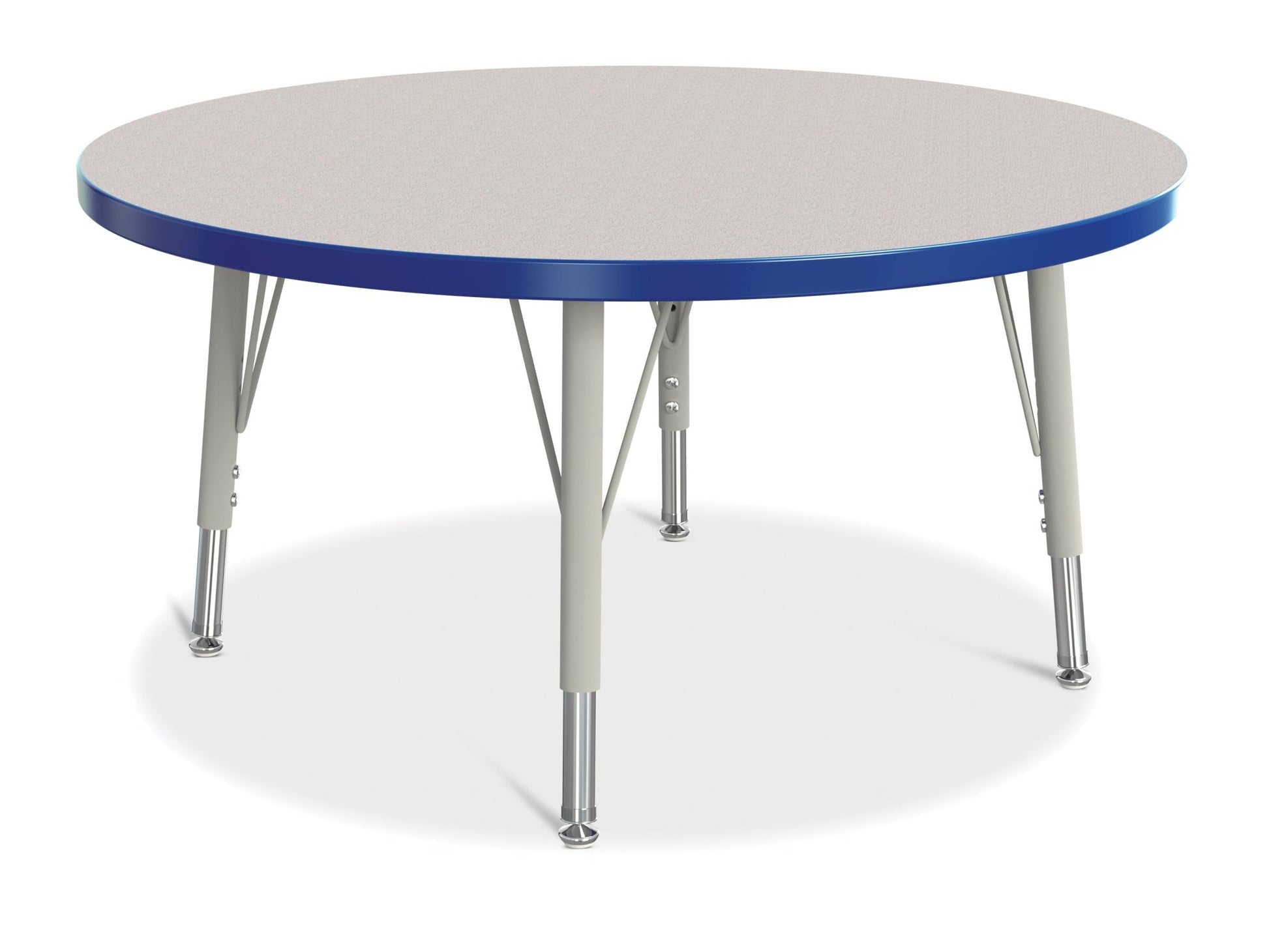 Jonti-Craft Round Elementary Activity Table Laminate Top 36" Diameter - Height Adjustable Legs (15" - 24") - SchoolOutlet