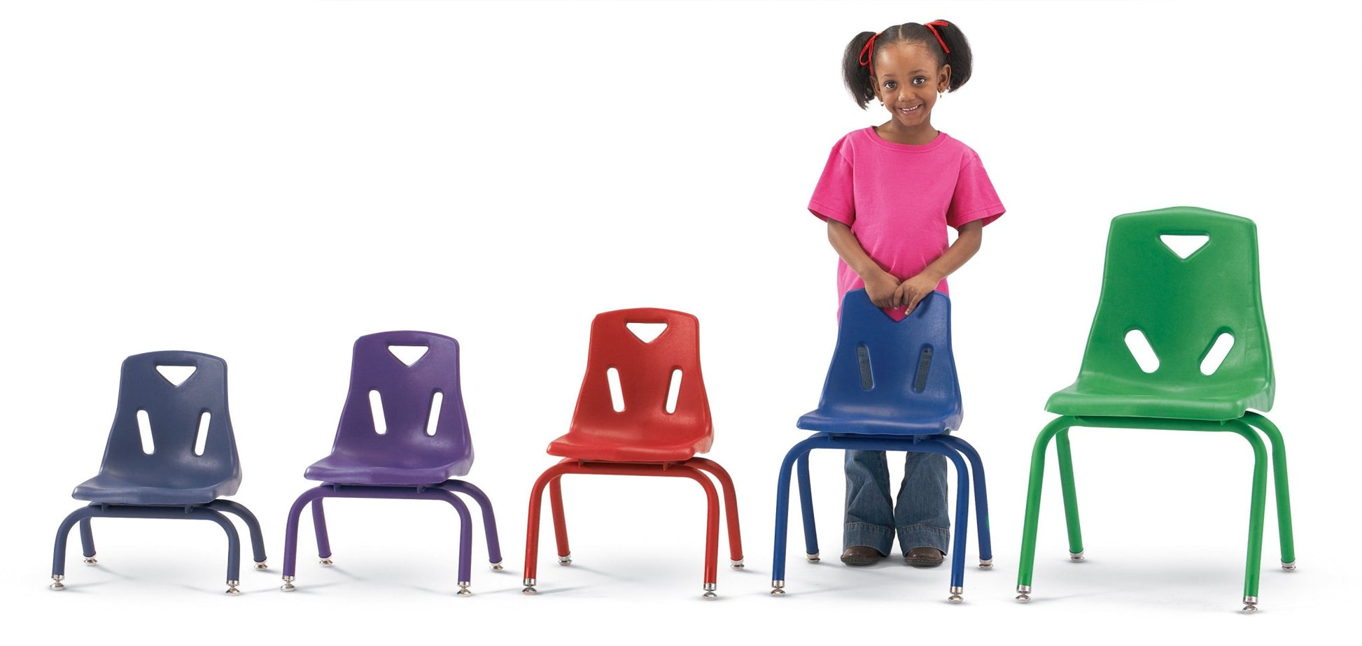 Jonti-Craft Stackable School Chair with Powder-Coated Legs 14" Seat Height (Jonti-Craft JON-8124JC) - SchoolOutlet
