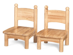 Jonti-Craft Set of Two Wooden Chairs 7" Seat Height (Jonti-Craft JON-8947JC2)