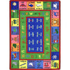 LenguaLink (Spanish) Kid Essentials Collection Area Rug for Classrooms and Schools Libraries by Joy Carpets