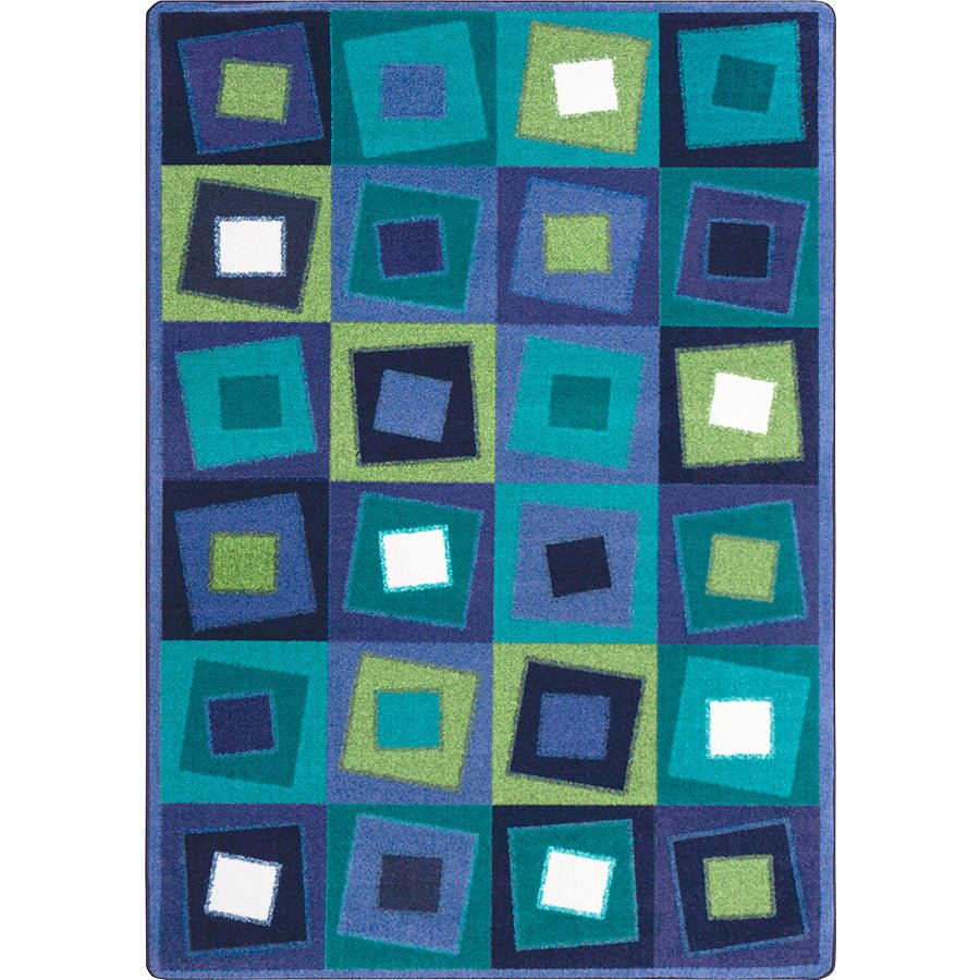 Off Balance Kid Essentials Collection Area Rug for Classrooms and Schools Libraries by Joy Carpets - SchoolOutlet