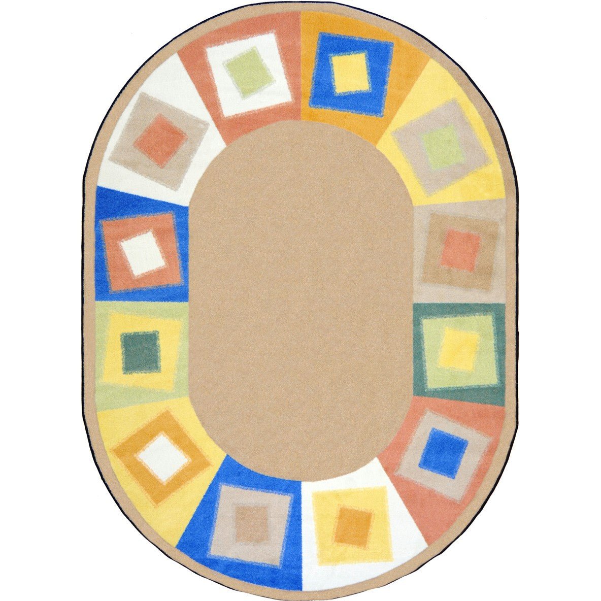 Off Balance Kid Essentials Collection Area Rug for Classrooms and Schools Libraries by Joy Carpets - SchoolOutlet