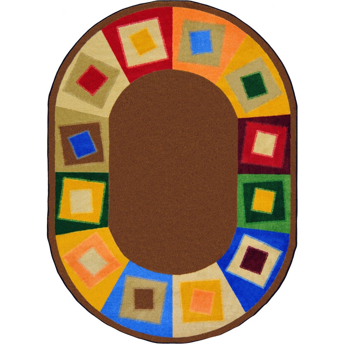 Off Balance Kid Essentials Collection Area Rug for Classrooms and Schools Libraries by Joy Carpets - SchoolOutlet