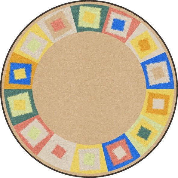 Off Balance Kid Essentials Collection Area Rug for Classrooms and Schools Libraries by Joy Carpets - SchoolOutlet