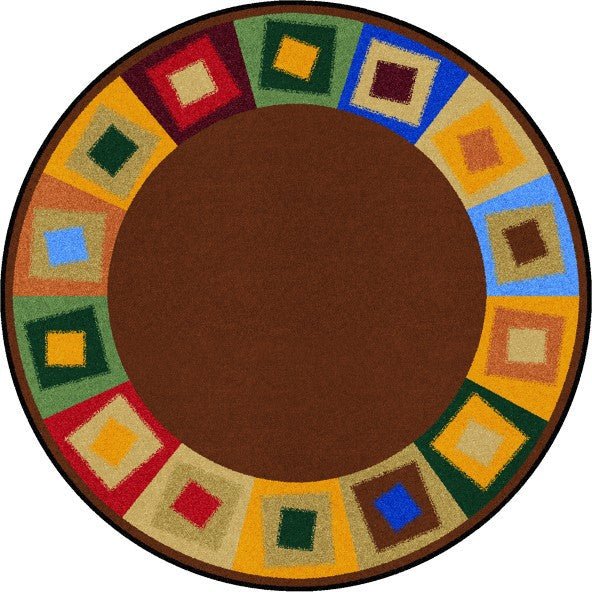 Off Balance Kid Essentials Collection Area Rug for Classrooms and Schools Libraries by Joy Carpets - SchoolOutlet