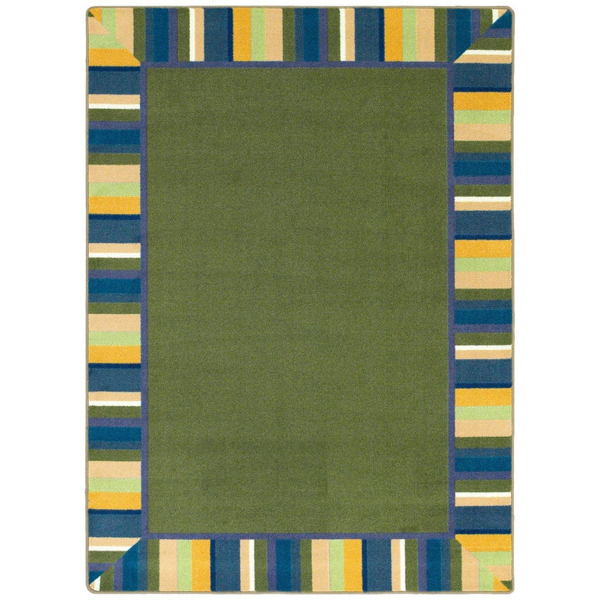 Clean Green Kid Essentials Collection Area Rug for Classrooms and Schools Libraries by Joy Carpets - SchoolOutlet