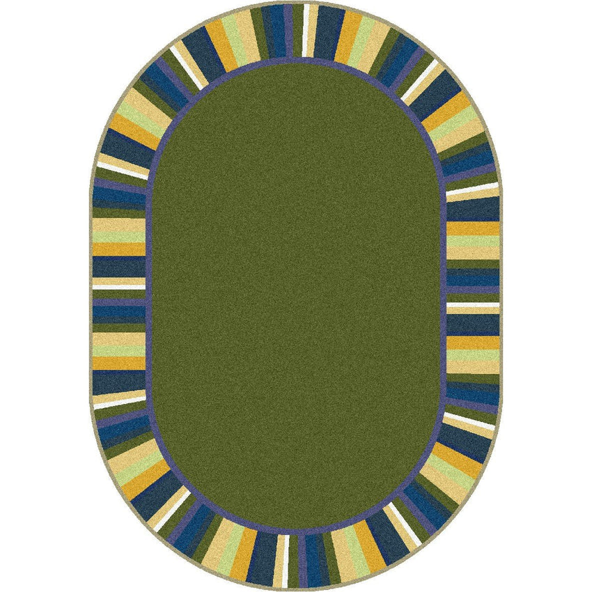 Clean Green Kid Essentials Collection Area Rug for Classrooms and Schools Libraries by Joy Carpets - SchoolOutlet