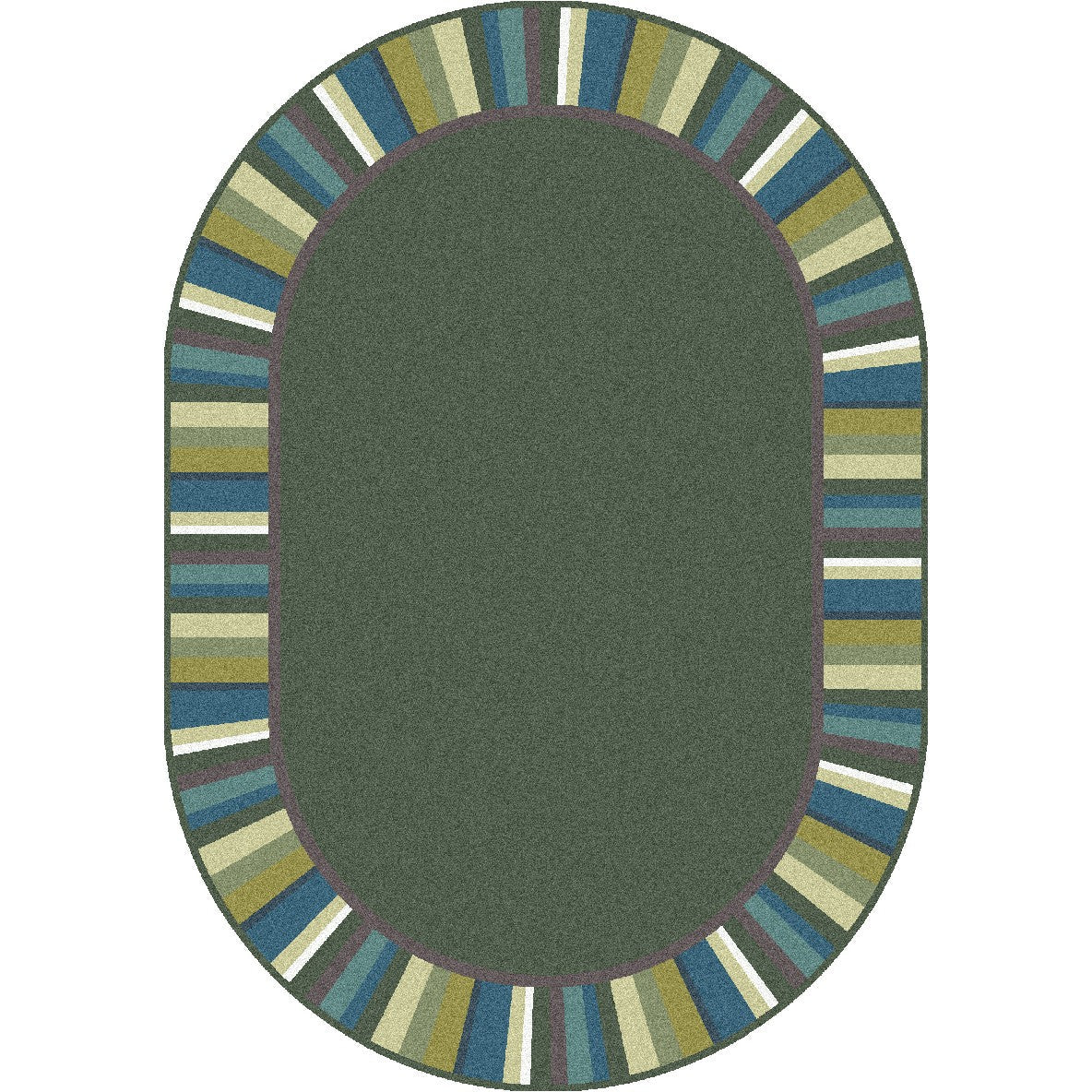 Clean Green Kid Essentials Collection Area Rug for Classrooms and Schools Libraries by Joy Carpets - SchoolOutlet