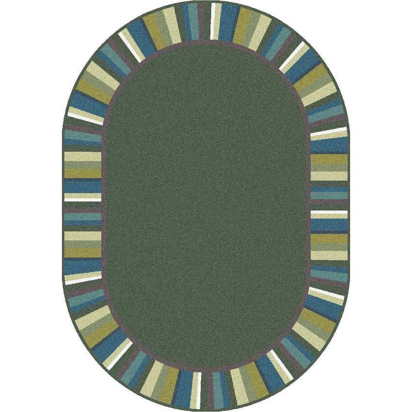 Clean Green Kid Essentials Collection Area Rug for Classrooms and Schools Libraries by Joy Carpets - SchoolOutlet