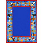 Children of Many Cultures Kid Essentials Collection Area Rug for Classrooms and Schools Libraries by Joy Carpets - SchoolOutlet