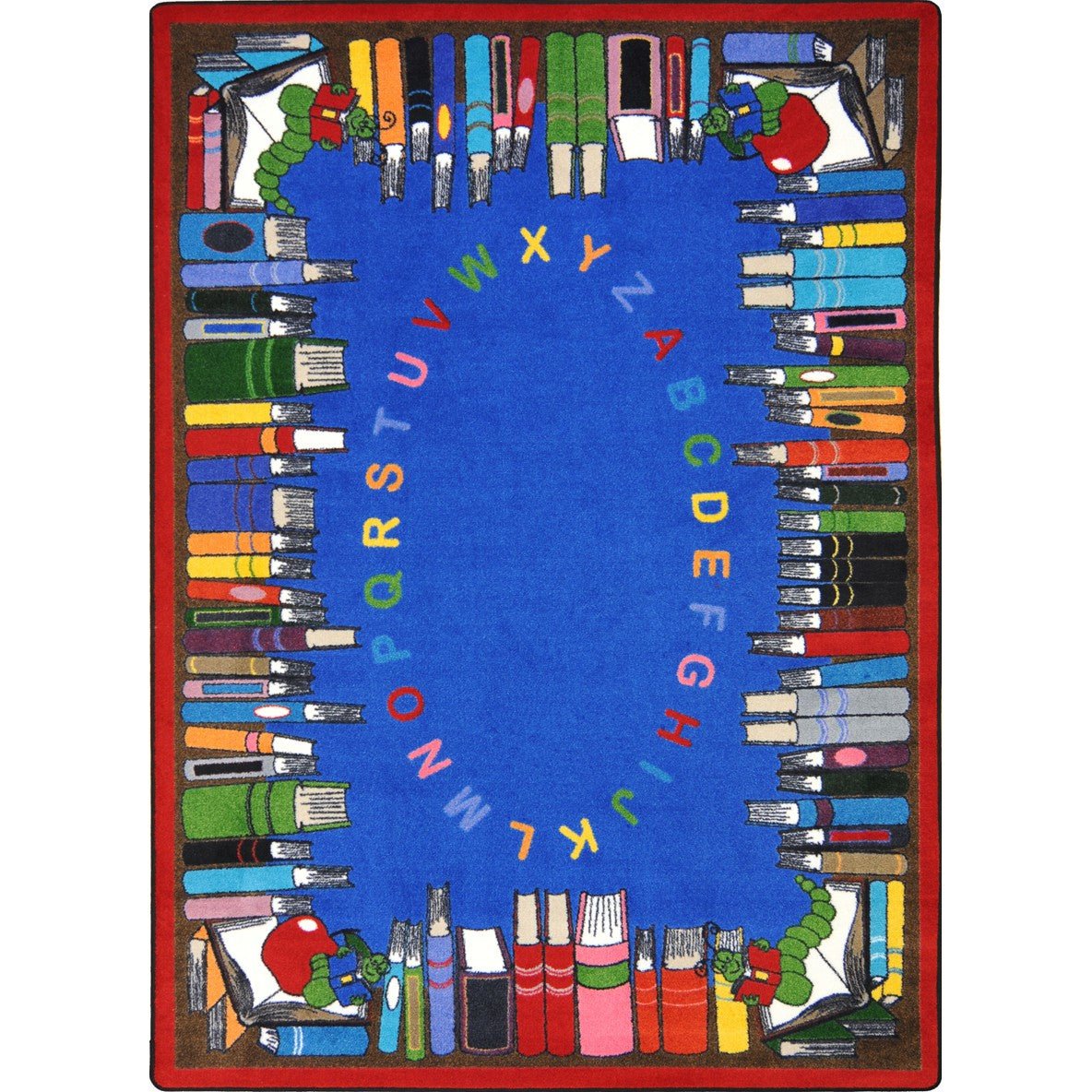 Read & Learn Kid Essentials Collection Area Rug for Classrooms and Schools Libraries by Joy Carpets - SchoolOutlet